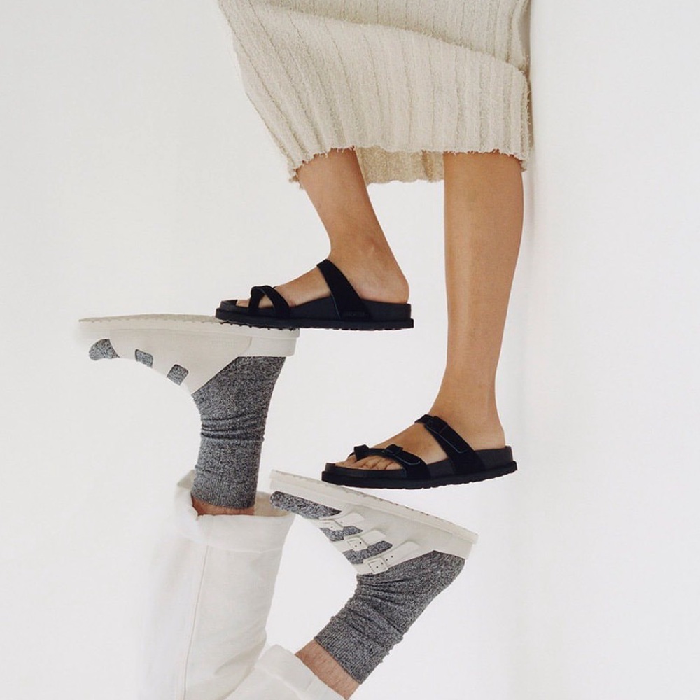 Birkenstock 1774 Mayari Black Suede Sandals - Picture 3 of 13